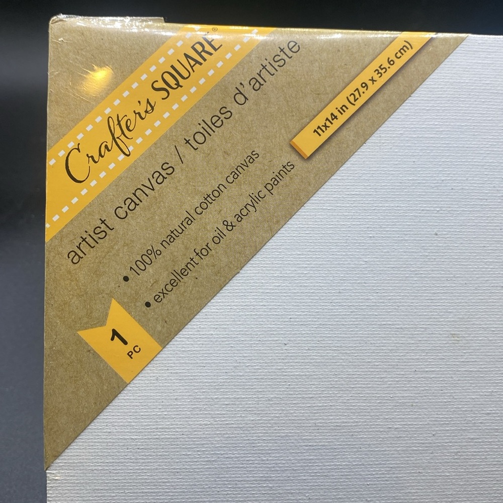 Crafter’s SQUARE artist canvas 100% natural cotton canvas 11 x 14 (lot of 25) - Picture 2 of 5
